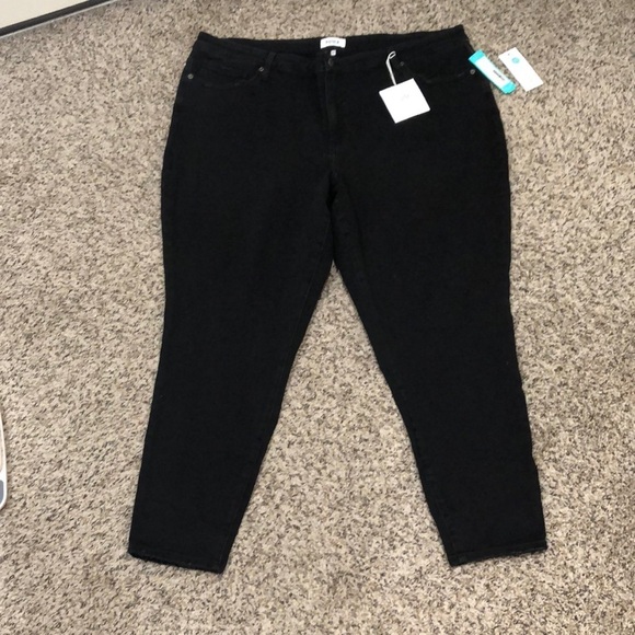 NWT Pistola Arielle Skinny Jeans 24W Midnight Special Distressed Black Denim - Picture 2 of 12